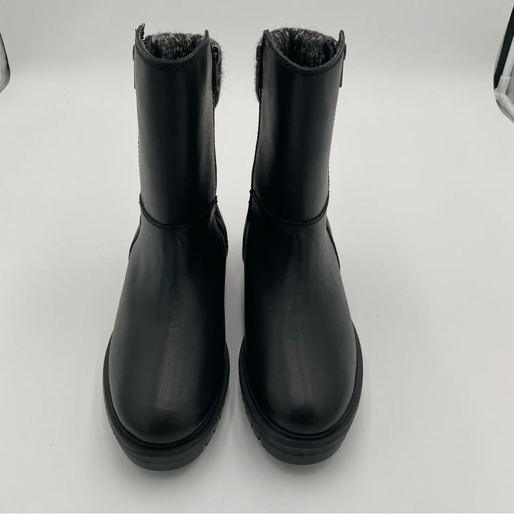 Cougar Women's Neptune Waterproof Knit Winter‎ Boots Black White Size 7 (NWOT)